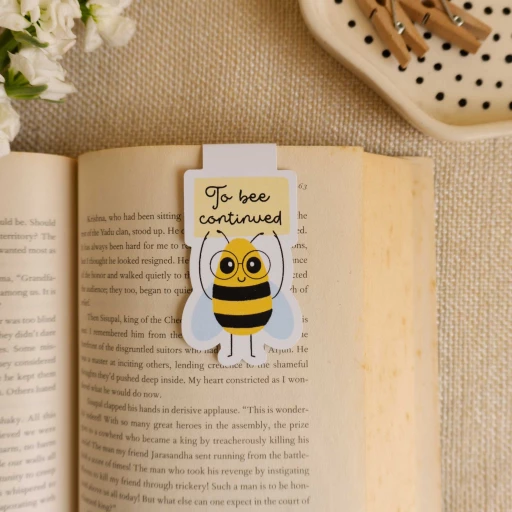 To Bee Continued Magnetic Bookmark