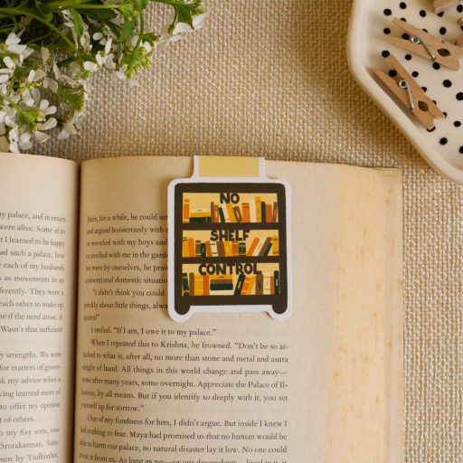 No Shelf Control Magnetic Bookmark